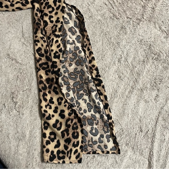 The Royal Standard Leopard Print Swimsuit Coverup Pants - Picture 10 of 11
